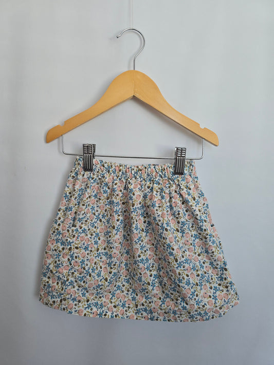 Nest & Nurture Flower Pocket Skirt • 3 years