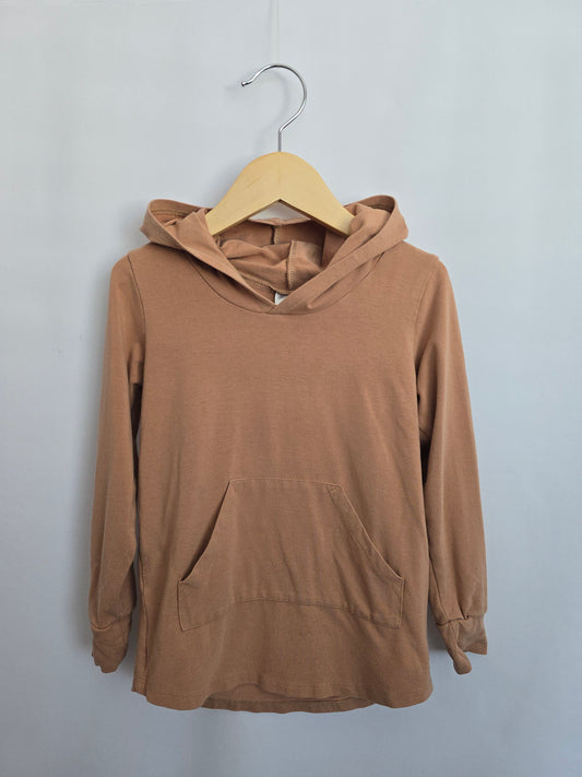 Jax & Lennon Terracotta Hoodie • 3-4 years