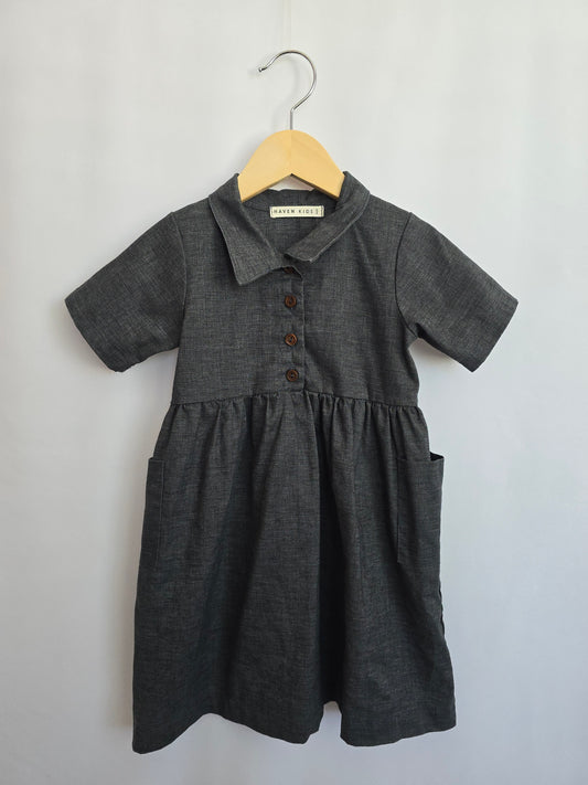Haven Kids Hemp Pocket Dress • 2-3 years
