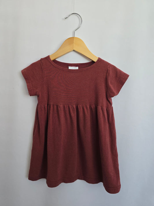 Tiny Button Apparel Cranberry Twirl Top • 3-4 years