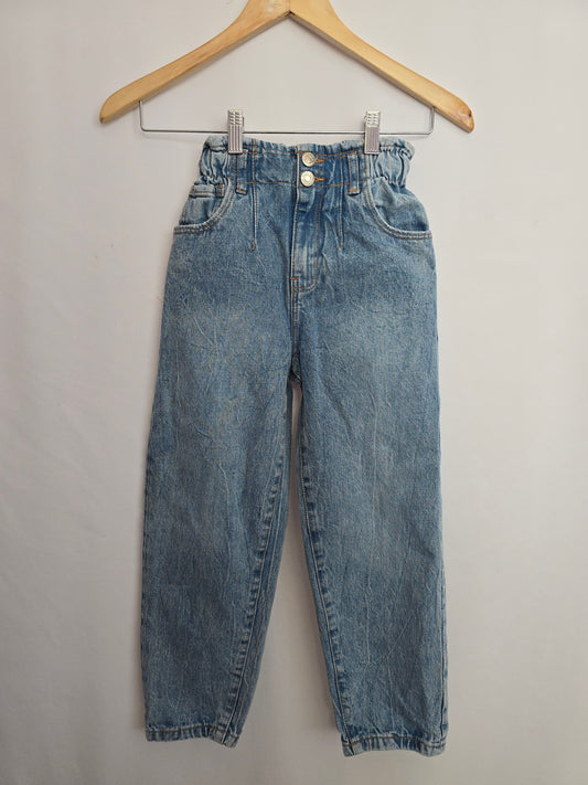 Zara Paper Bag Waist Denim • 9 years