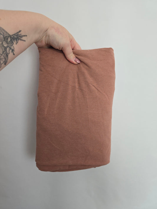 Jax & Lennon Rose Clay Crib Sheet