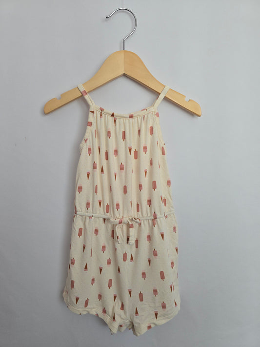 Baby Sprouts Bamboo Ice Cream Romper • 18-24 months