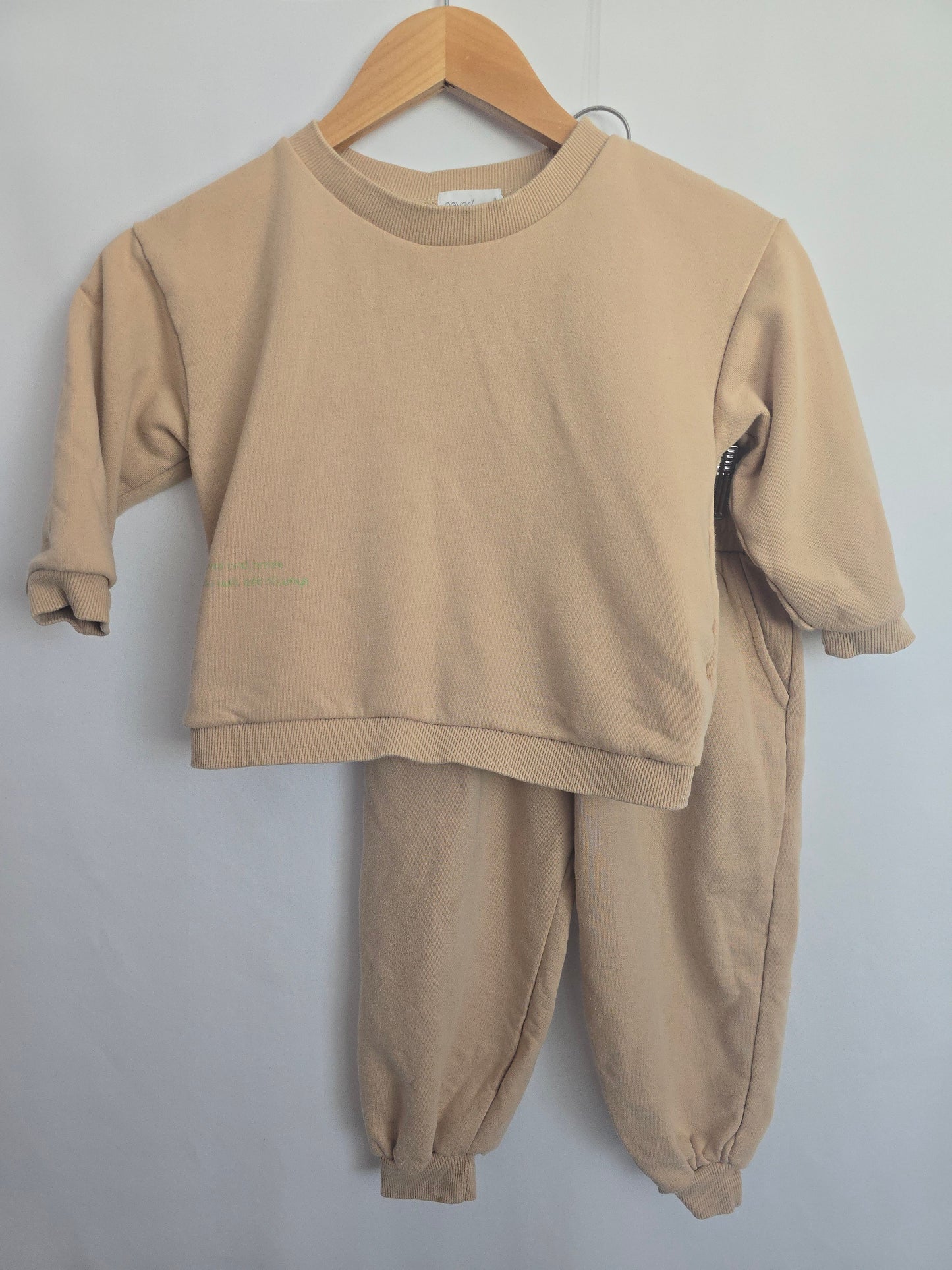 Never/Not Tan Crewneck & Joggers • 4 years
