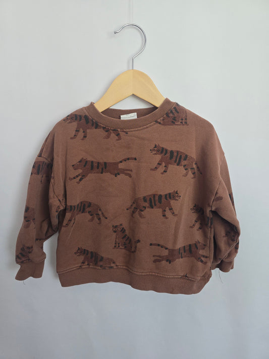 PLAY Zara Tiger Crewneck • 2-3 years