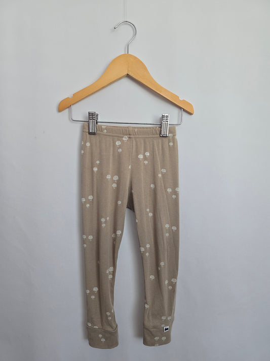 Little & Lively Mushroom Leggings • 2 years