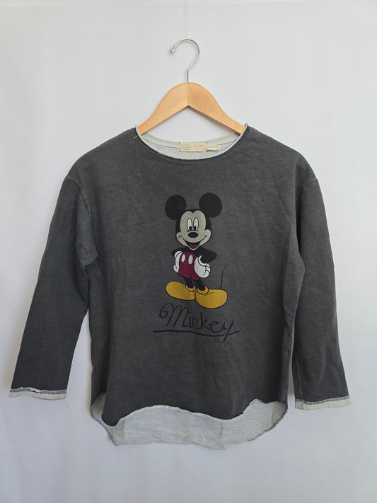 Zara Girls Collection Mickey Sweatershirt • 11-12 years