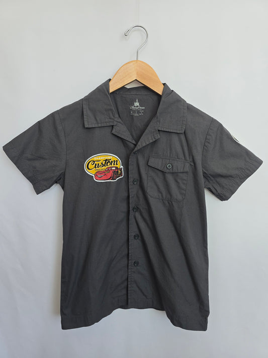Disney Parks Cars Button Up Shirt • Youth Medium 8-10 years
