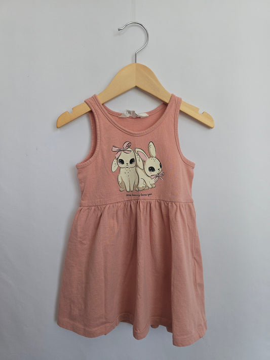 H&M Some Bunny Loves Me Tank Dress • 18-24 months