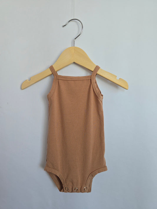 Jax & Lennon Fawn Tank Onesie • 0-6 months
