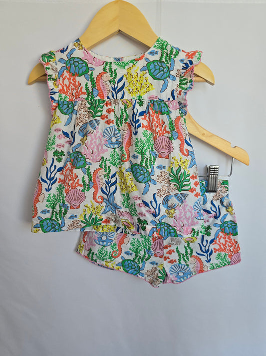 Baby Boden Under The Sea Set • 9-12 months
