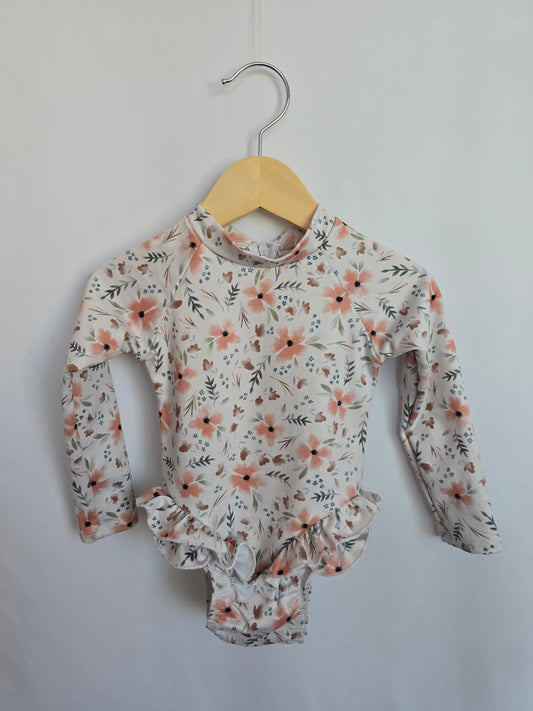 Imagine Perry Floral Rashguard Suit • 1 year