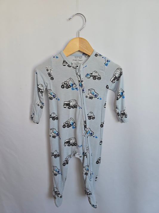 Angel Dear Vehicles Zip Footie • 3-6 months