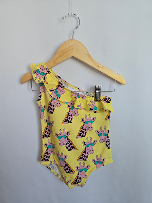 Gardner & The Gang Giraffe Shoulder Swimsuit • 12-24 months