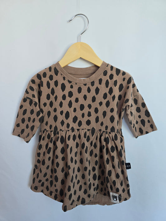 Huxbaby Animal Print Dress • 12-18 months