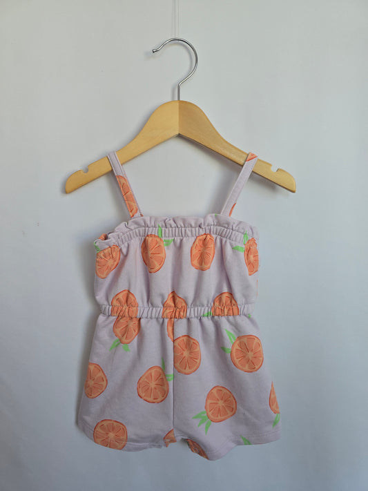 Joe Fresh Citrus Romper • 6-12 months