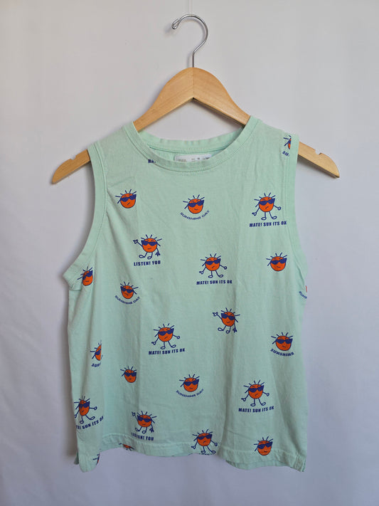 Zara Sunshine Day Muscle Shirt • 10 years