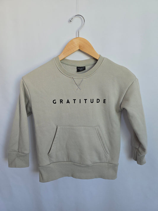 Little Bipsy Gratitude Crewneck • 5-6 years