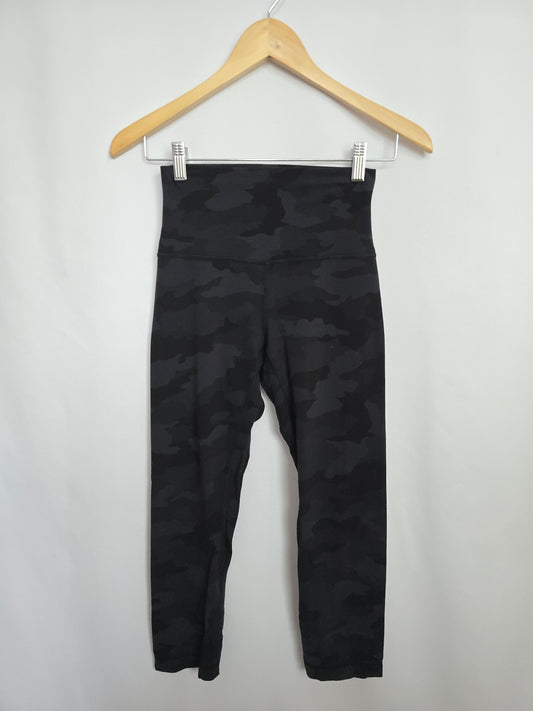 Lululemon Grey Camo Align 21" Leggings • Small 4