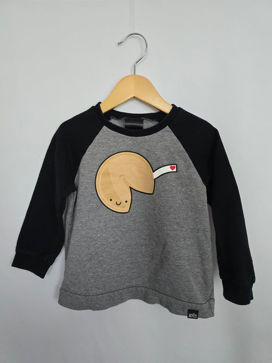 Whistle & Flute Fortune Cookie Crewneck • 3-4 years