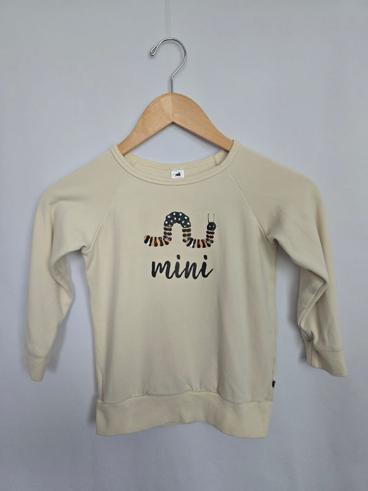 Little & Lively Fleece Mini Crewneck • 5-6 years