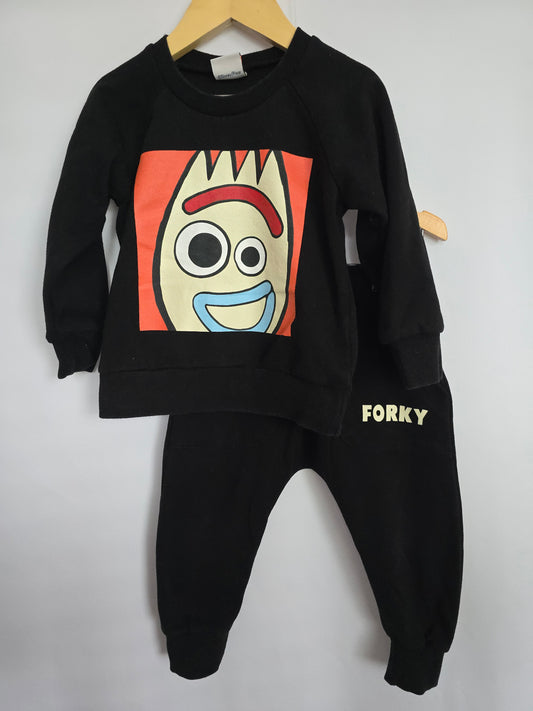 Disney/Pixar Forky Crewneck & Jogger Set • 2-3 years