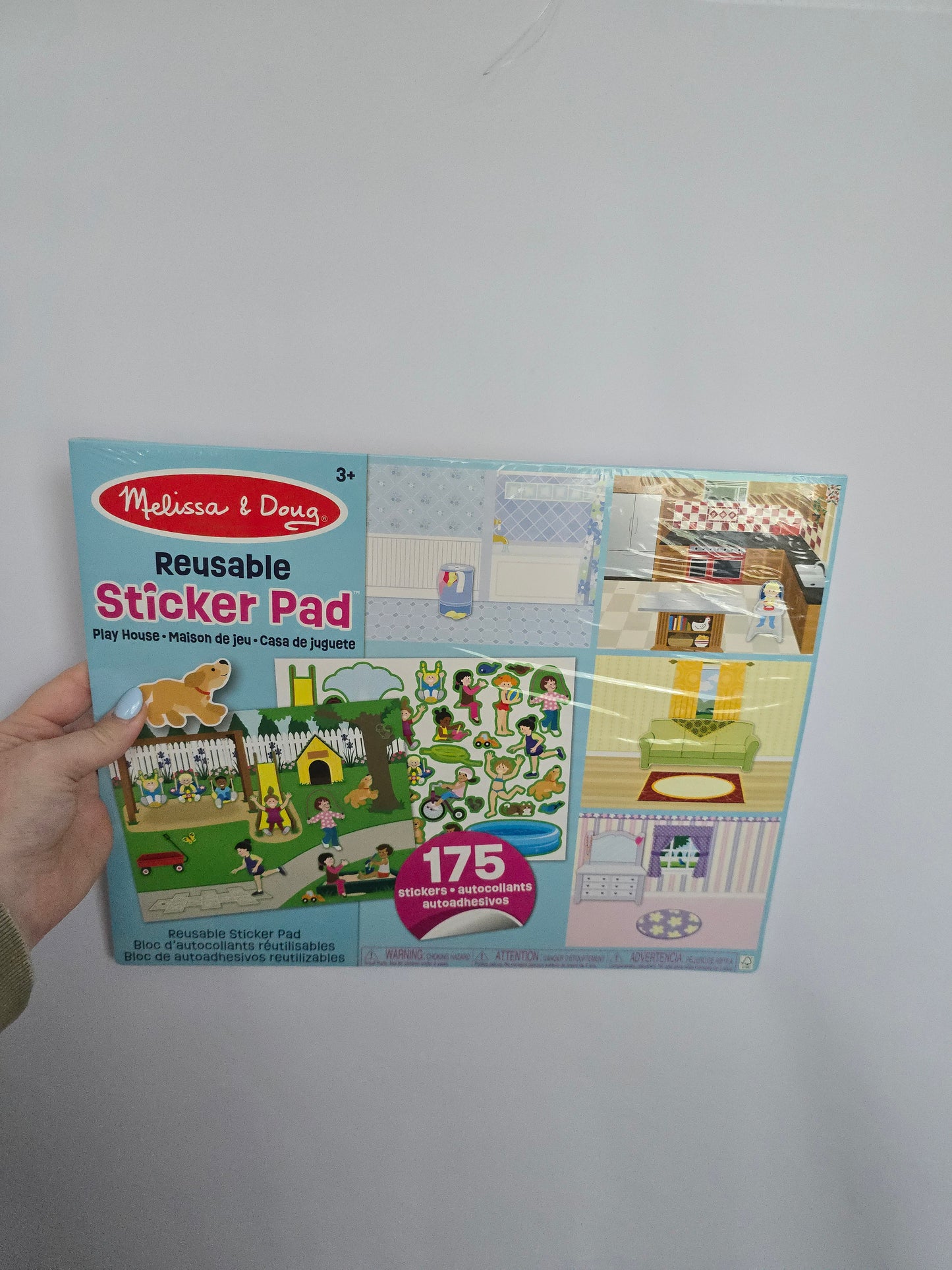 NEW Melissa & Doug Play House Reusable Sticker Book
