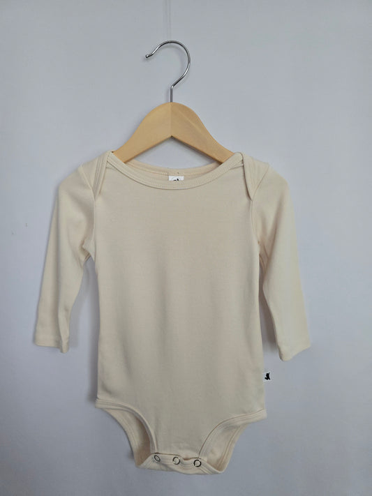 Little & Lively Cream Bodysuit • 1-2 years