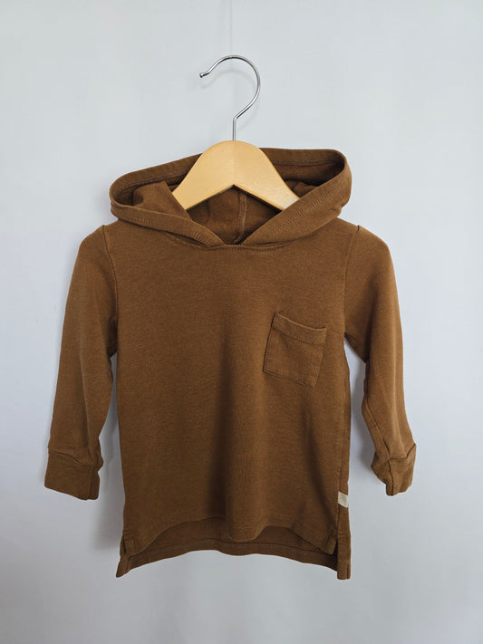 Jax & Lennon Bronze Pocket Hoodie • 12-18 months