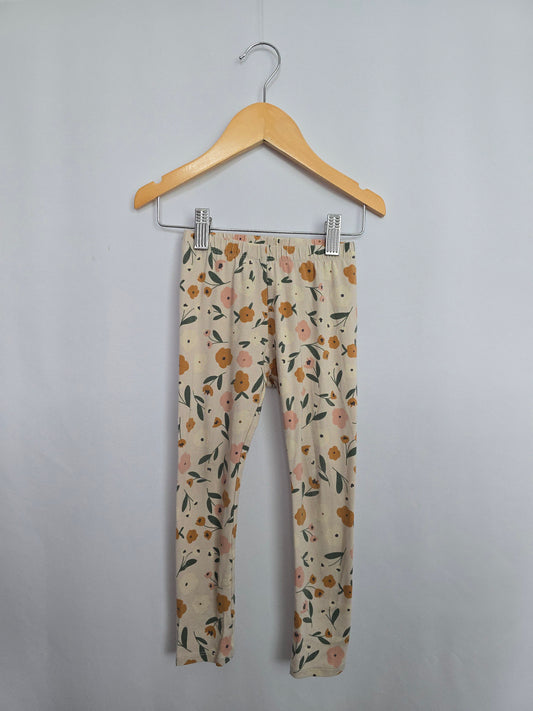 Jax & Lennon Summer Floral Leggings • 2-3 years