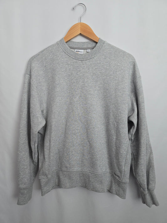 TNA Light Grey Terry Fleece Boyfriend Fit • XX-Small
