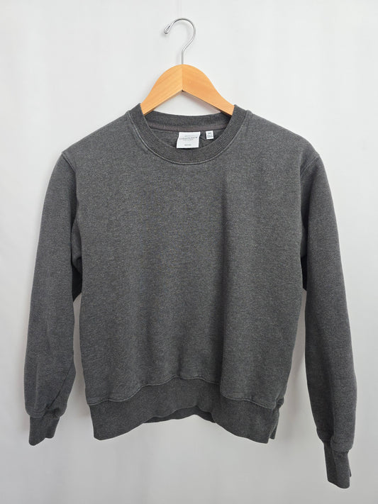 Aritzia Dark Grey Perfect Fit Sweatfleece • XX-Small