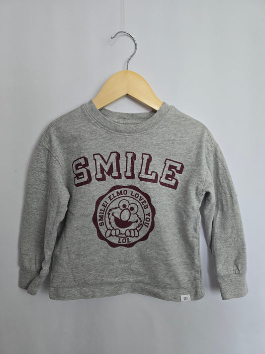 Gap Sesame Street Long Sleeve Shirt • 2 years