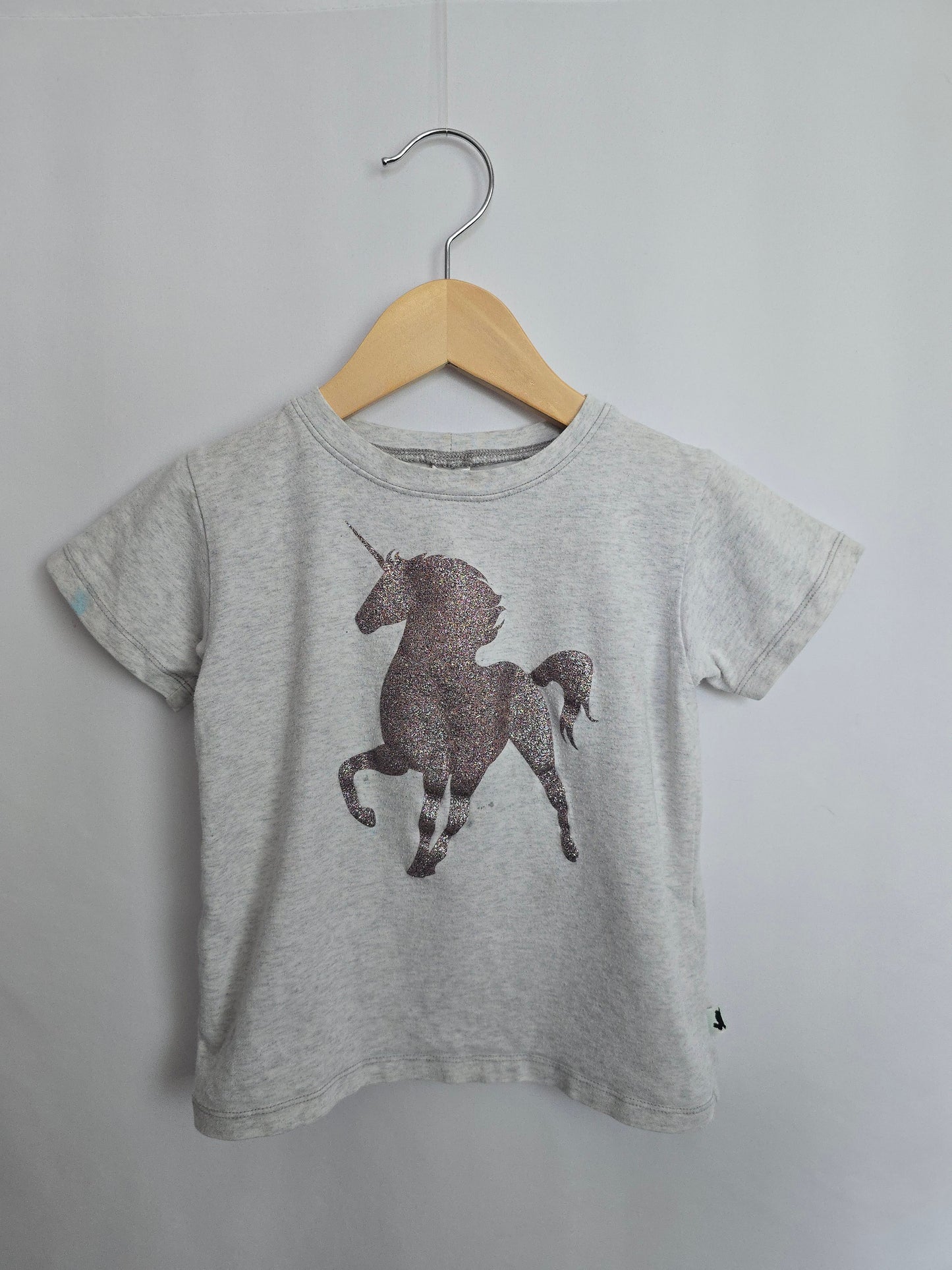 PLAY Little & Lively Sparkle Unicorn Tee • 3-4 years