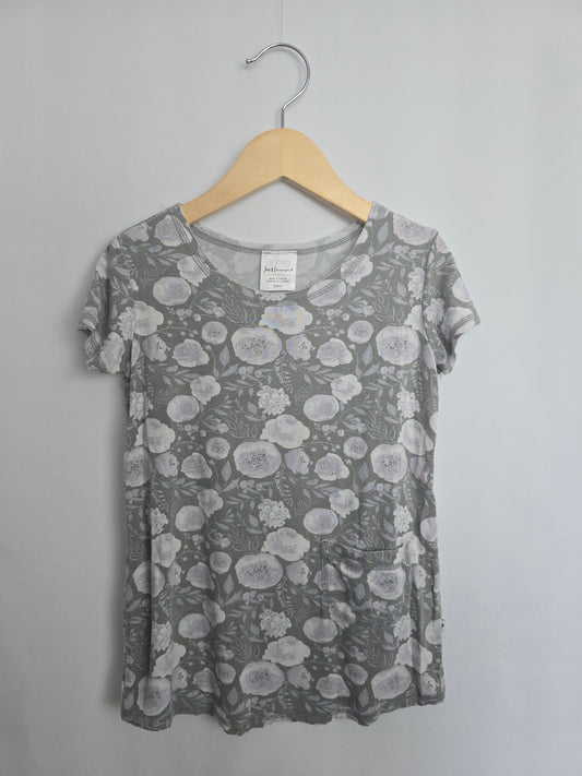 PLAY Jax & Lennon Grey Floral Boho Dress • 3-4 years