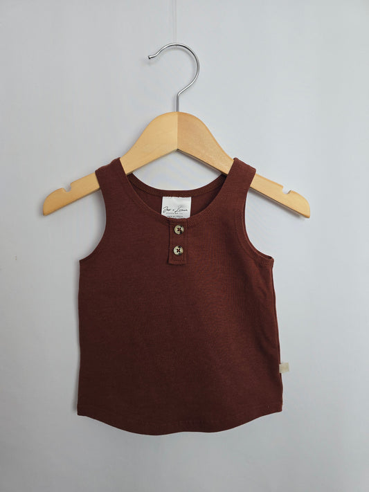Jax & Lennon Redwood Relaxed Tee • 0-6 months