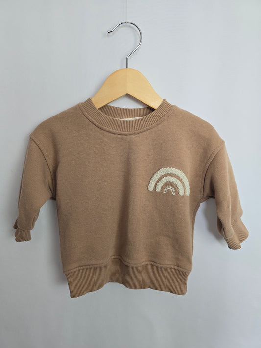 Ada Baby Rainbow Crewneck • 0-3 months