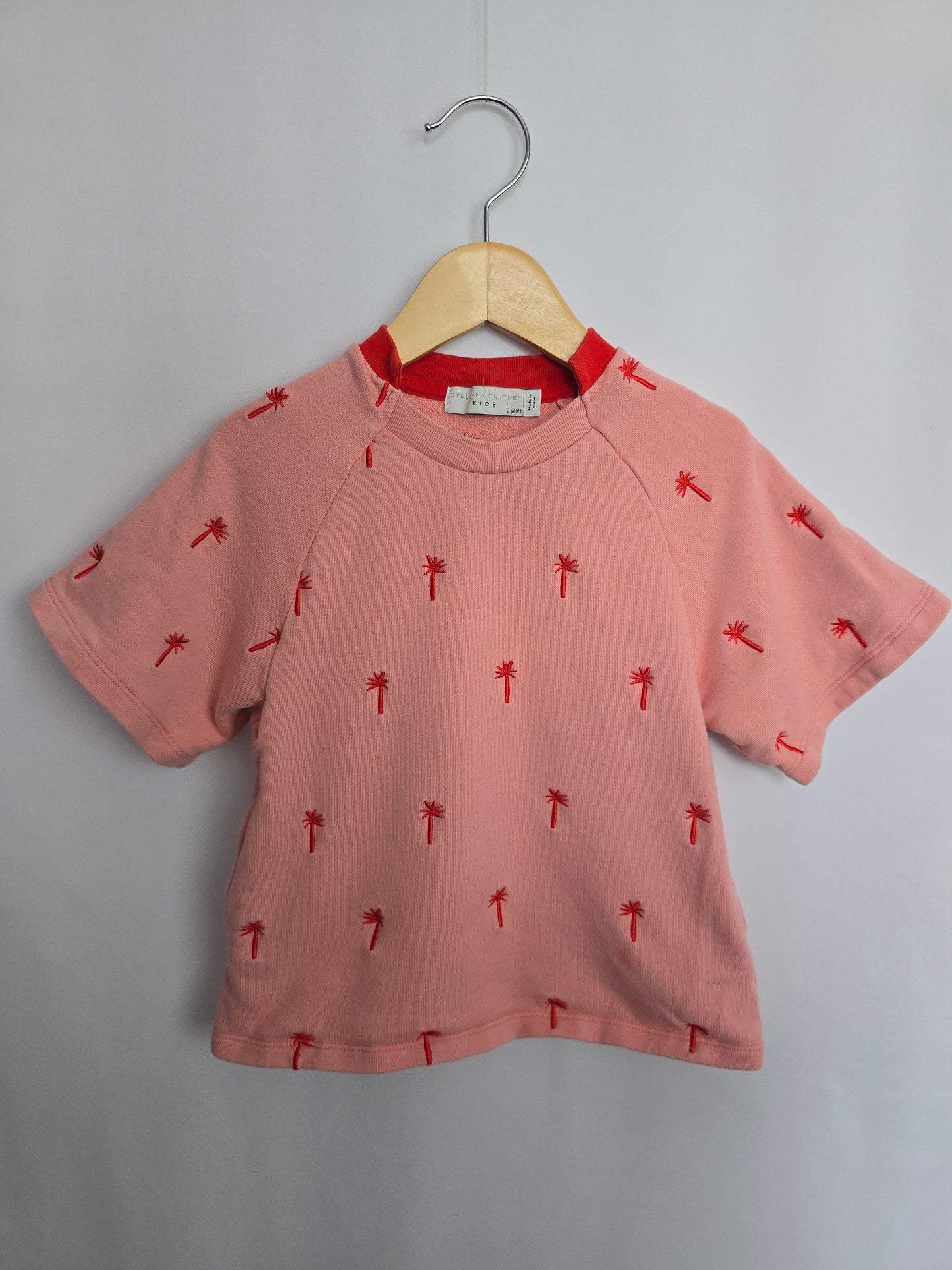 Stella McCartney Palms Sweat Tee • 2 years