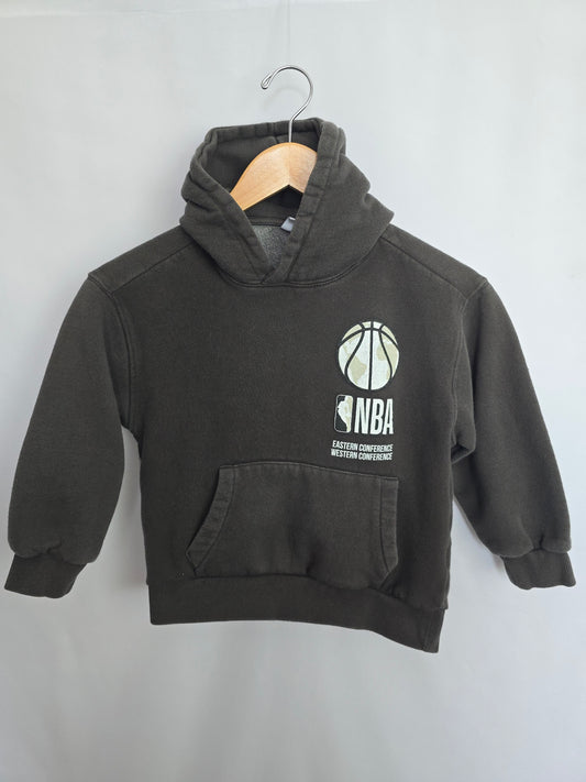 Zara NBA Dark Grey Hoodie • 6-7 years