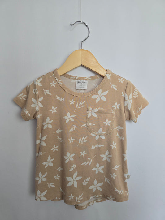 Jax & Lennon Fleur Basic Tee • 18-24 months