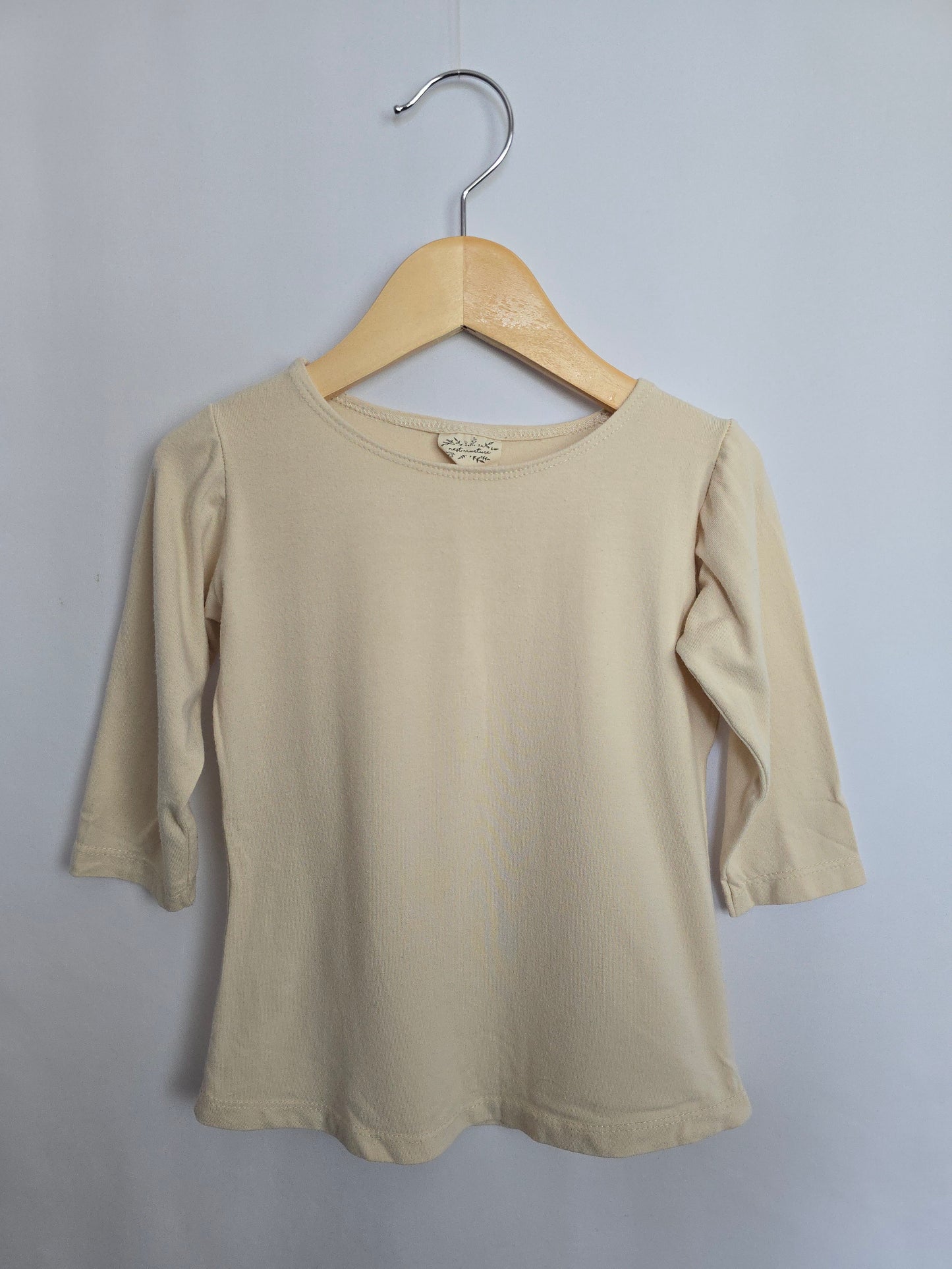 Nest & Nurture Cream Long Sleeve Shirt • 5-6 years