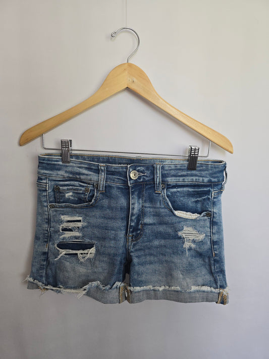 American Eagle Next Level Stretch Denim Shorts • Small 6