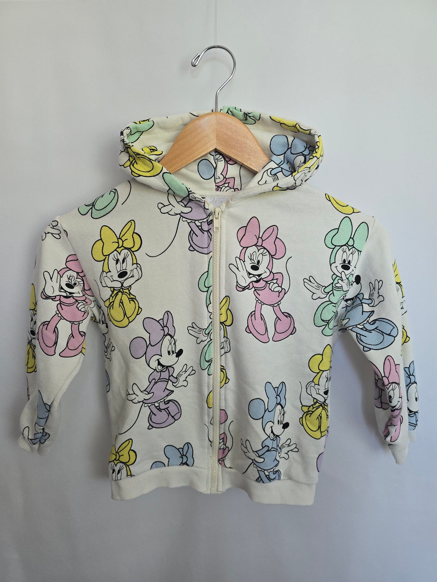 Zara Disney Minnie Zip Up Hoodie • 5-6 years