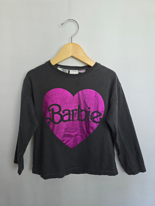 Zara Barbie Long Sleeve Shirt • 6 years