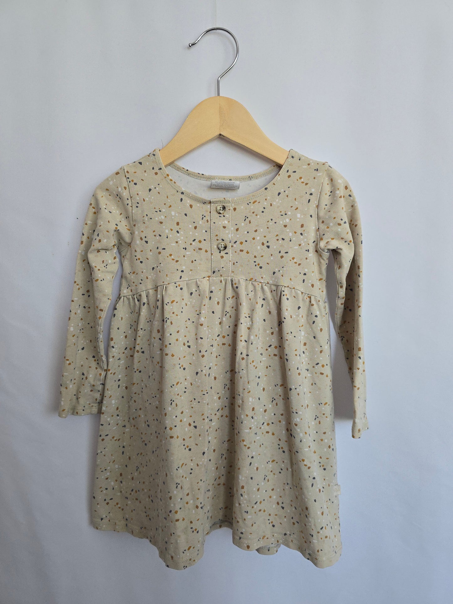 PLAY Jax & Lennon Speckled Empire Dress • 2-3 years