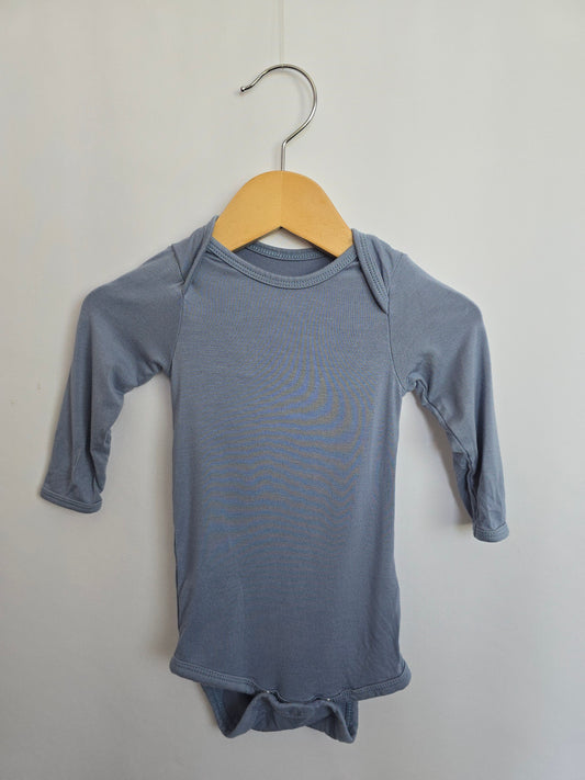 Kyte Slate Bodysuit • 3-6 months
