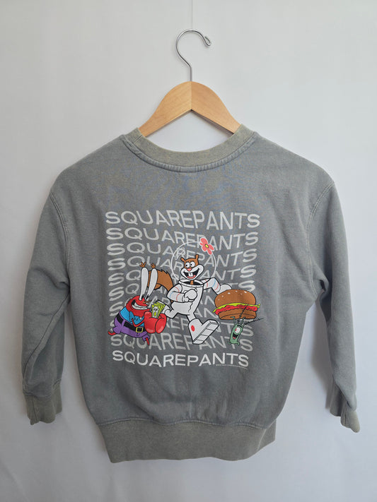 Old Navy Sponge Bob Crewneck • 6-7 years