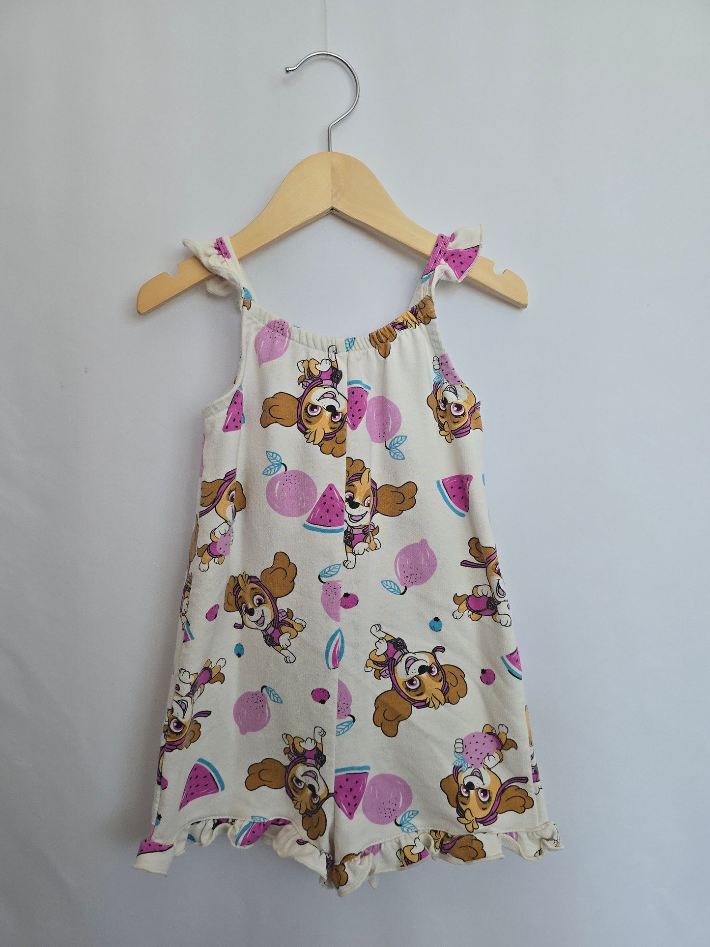 Nickelodeon Skye Ruffle Romper • 2 years