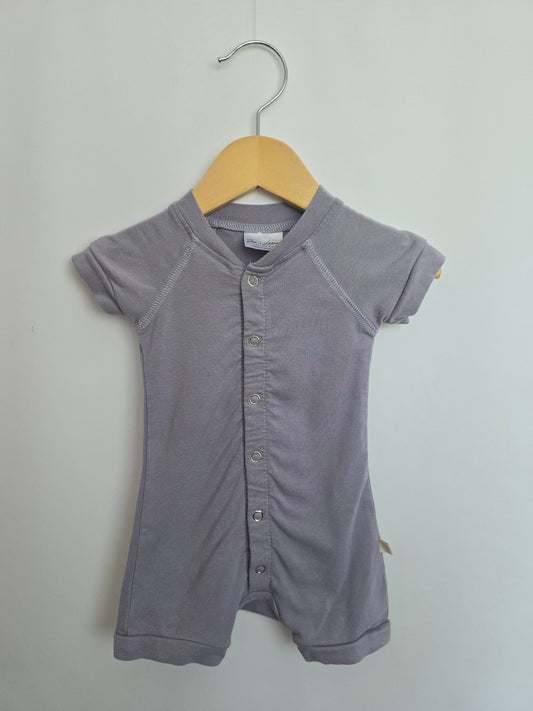 Jax & Lennon Lilac Snap Shortie Romper • Newborn