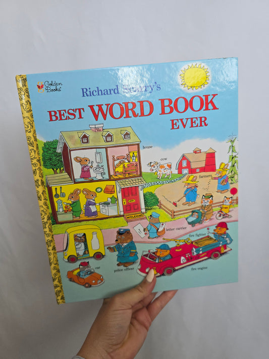 Richard Scarry's Best Word Book Ever • Hardcover Book